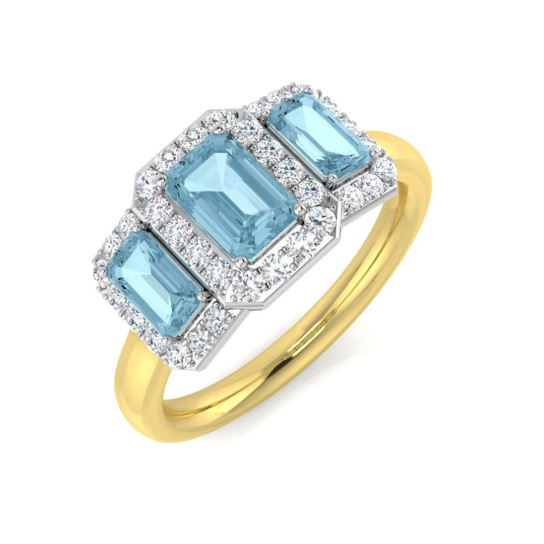 SR393 — Ring - 18k Two Tone