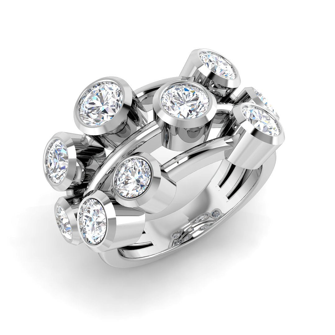 SR3942 — Ring - 9k White Gold