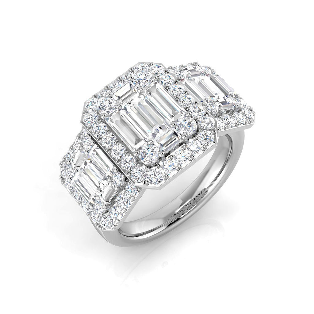 SR394 — Ring - 9k White Gold