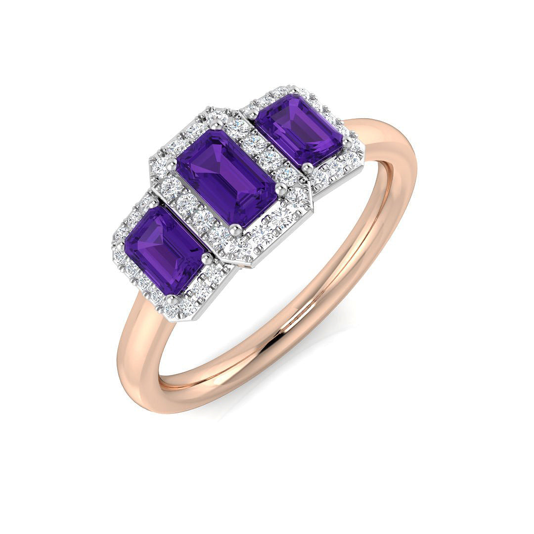SR398A — Ring - 9k Rose Gold