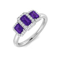 SR398A — Ring - 9k White Gold