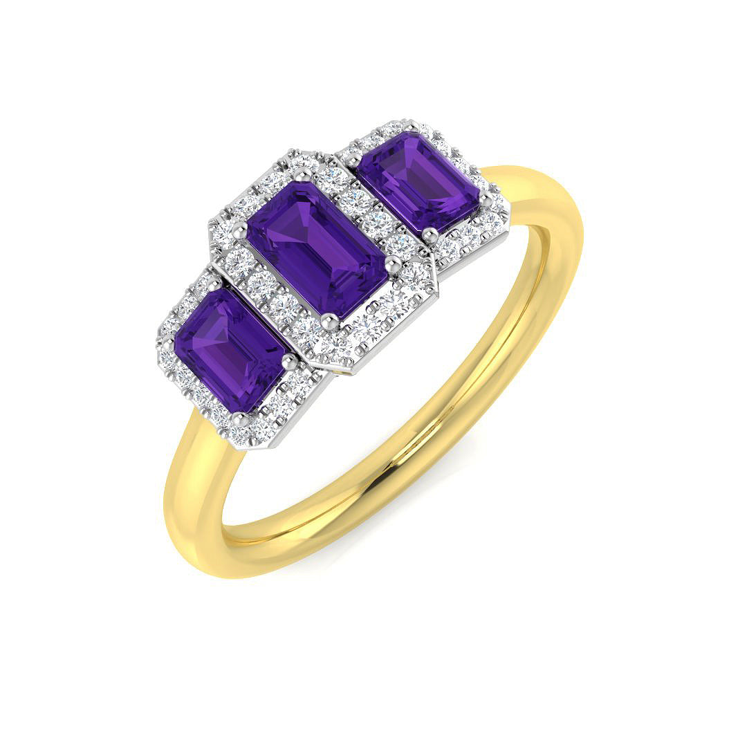 SR398A — Ring - 9k Two Tone