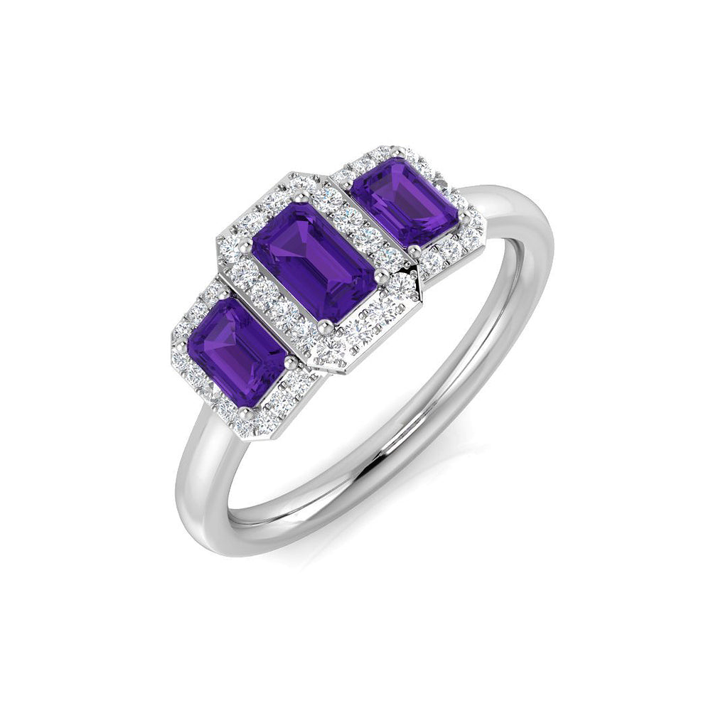 SR398 — Ring - 9k White Gold