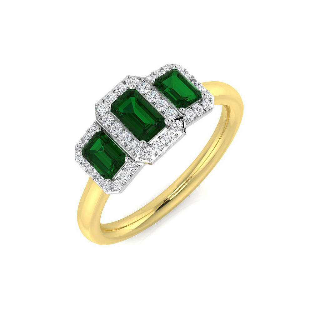 SR398 — Ring - 18k Two Tone