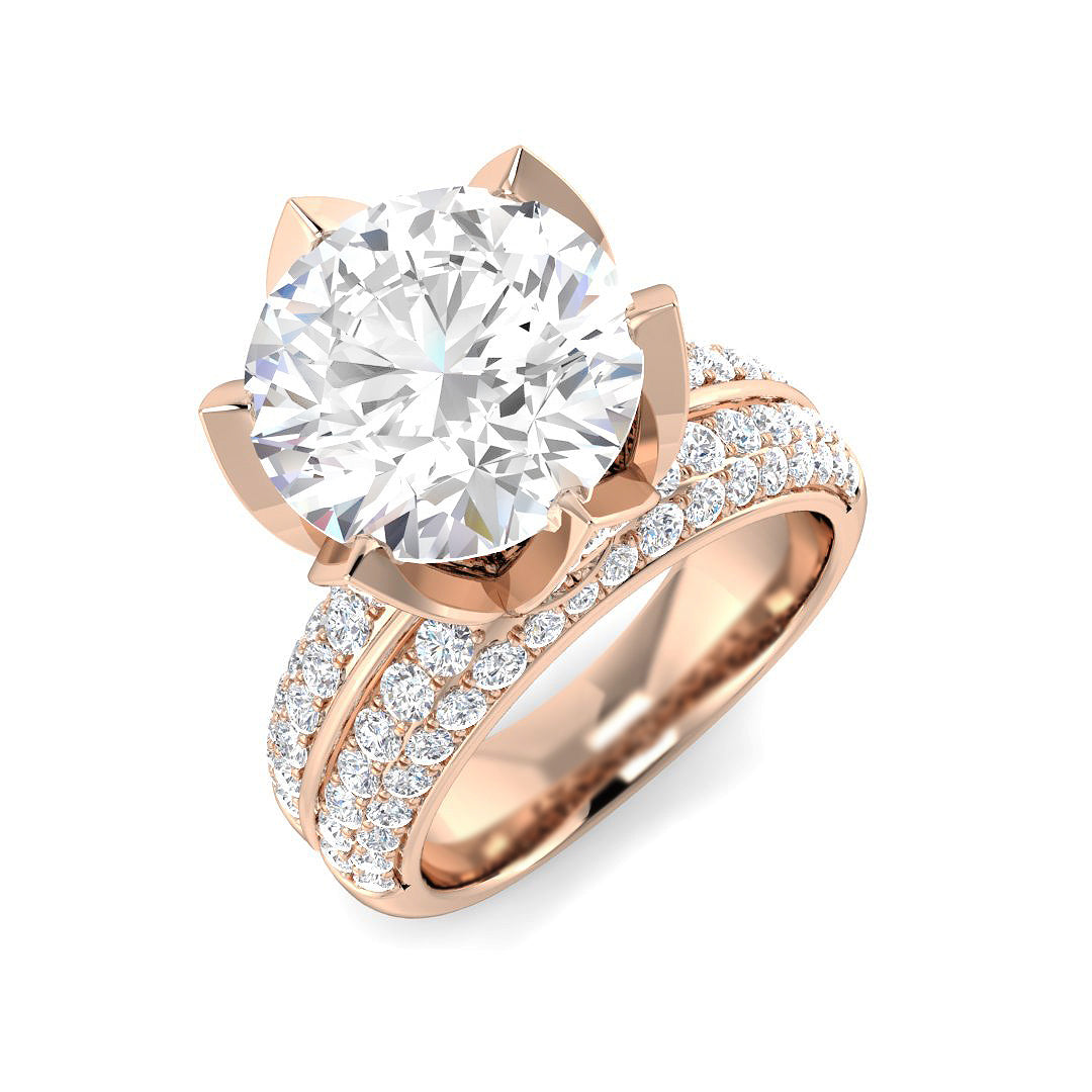 SR4025 — Ring - 9k Rose Gold