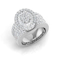 SR402 — Ring - 9k White Gold