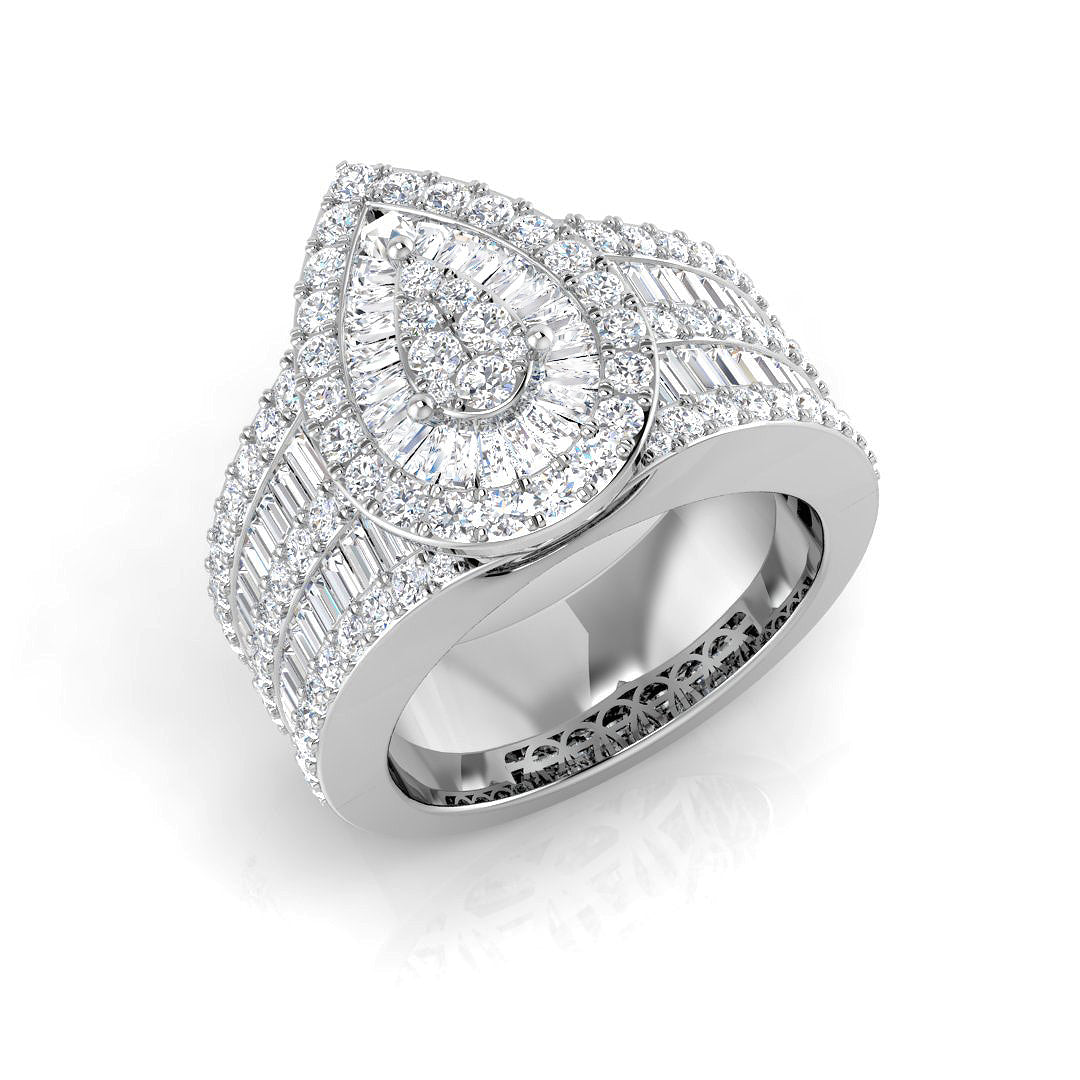 SR403 — Ring - 9k White Gold