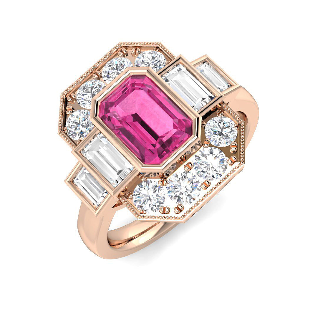 SR4057 — Ring - 9k Rose Gold