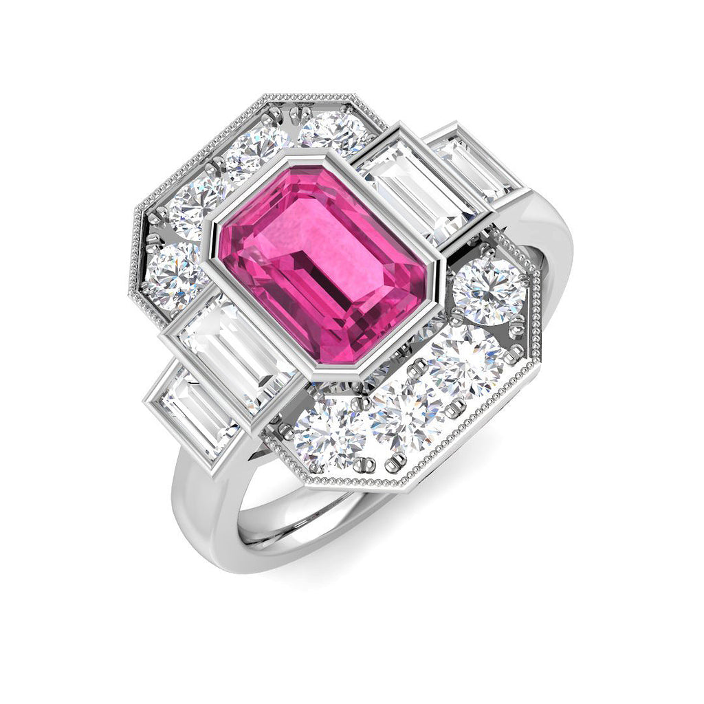 SR4057 — Ring - 9k White Gold