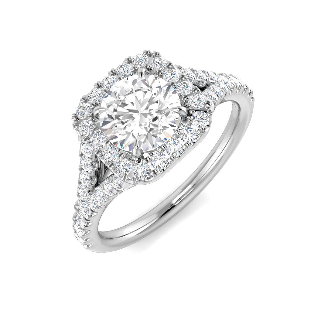SR4064 — Ring - 18k White Gold