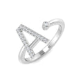SR4067-A — Ring - 9k White Gold