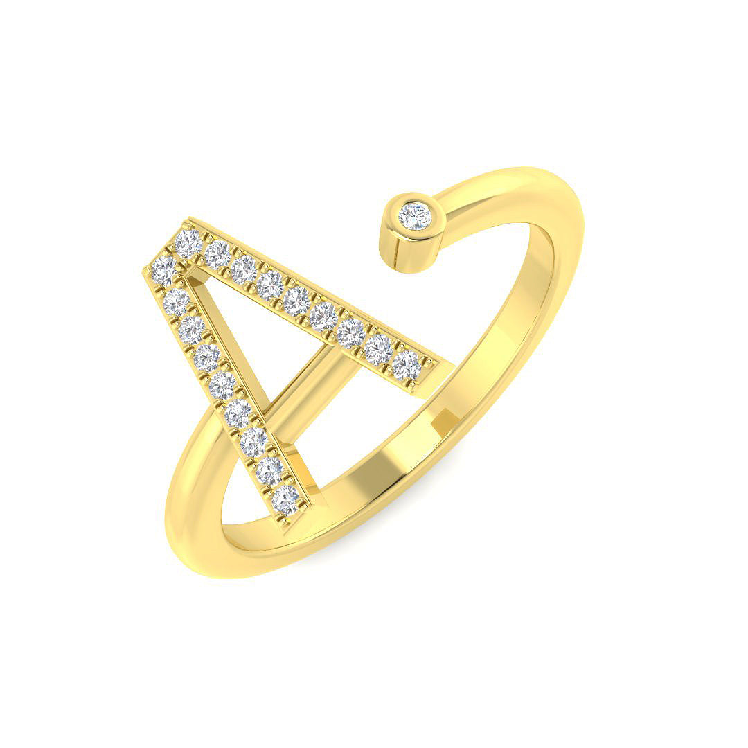 SR4067-A — Ring - 9k Yellow Gold
