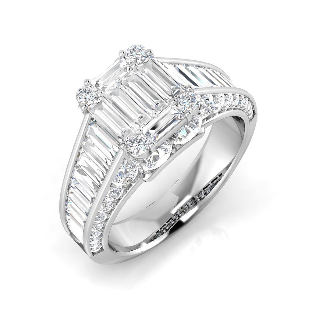 SR406 — Ring - 9k White Gold