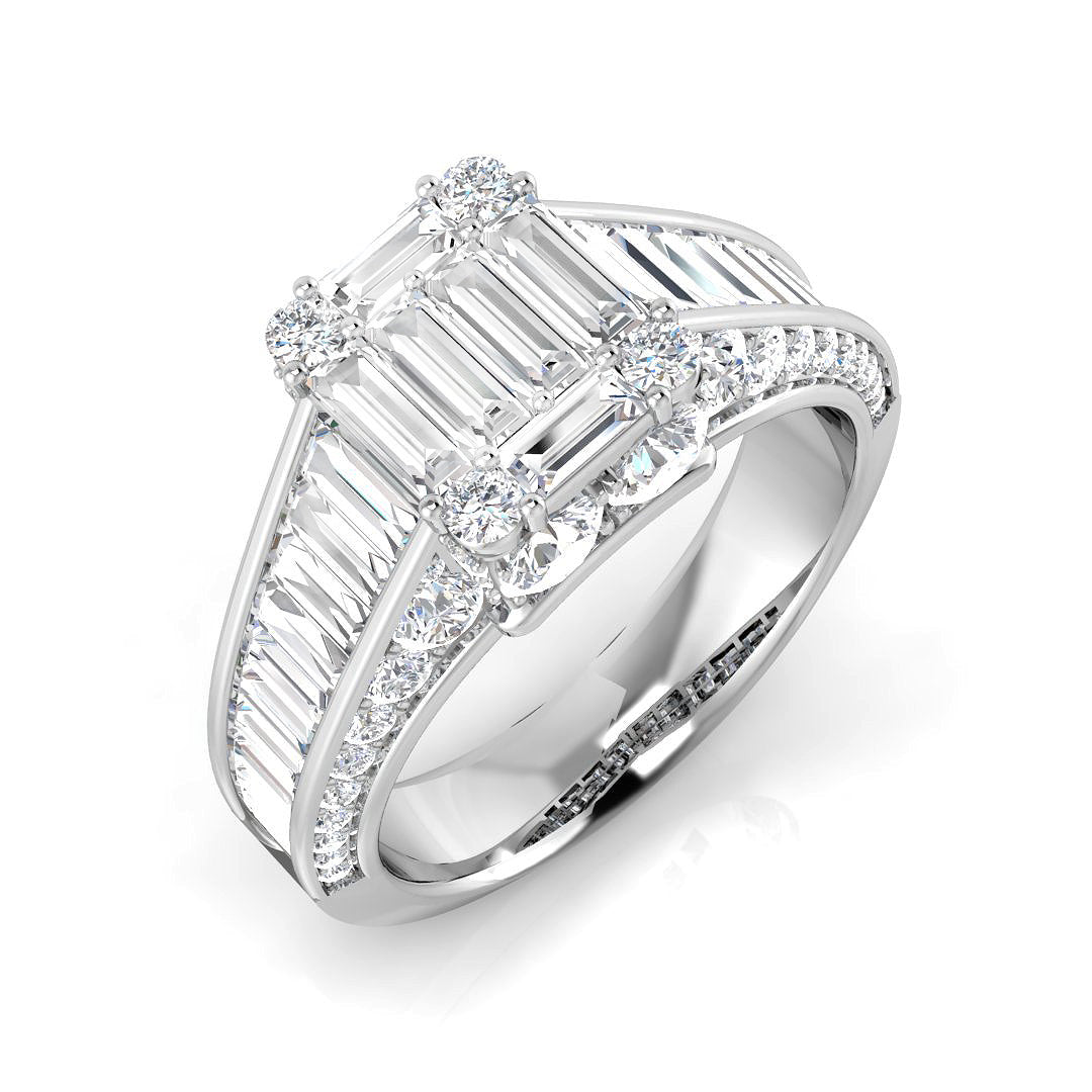 SR406 — Ring - 9k White Gold