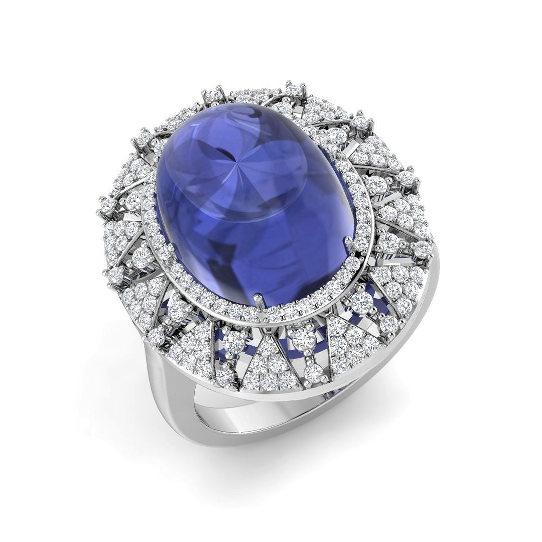 SR4106 — Ring - 9k White Gold