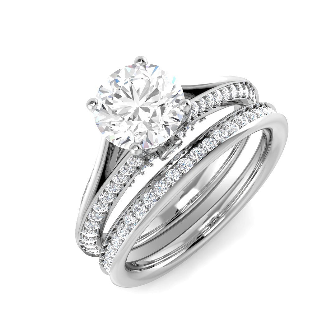 SR4114 — Ring - 18k White Gold