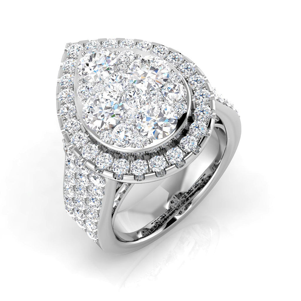 SR414 — Ring - 9k White Gold