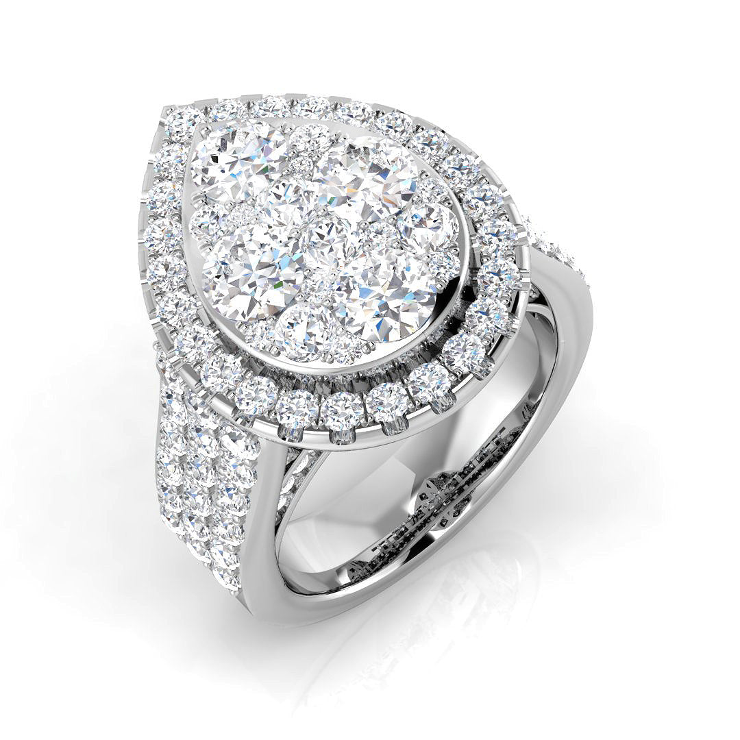 SR414 — Ring - 9k White Gold