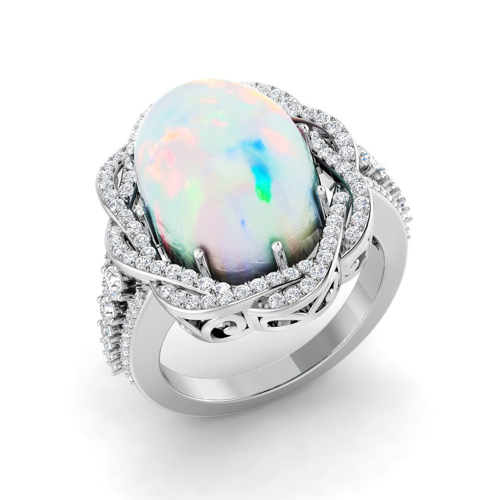 SR4150 — Ring - 9k White Gold