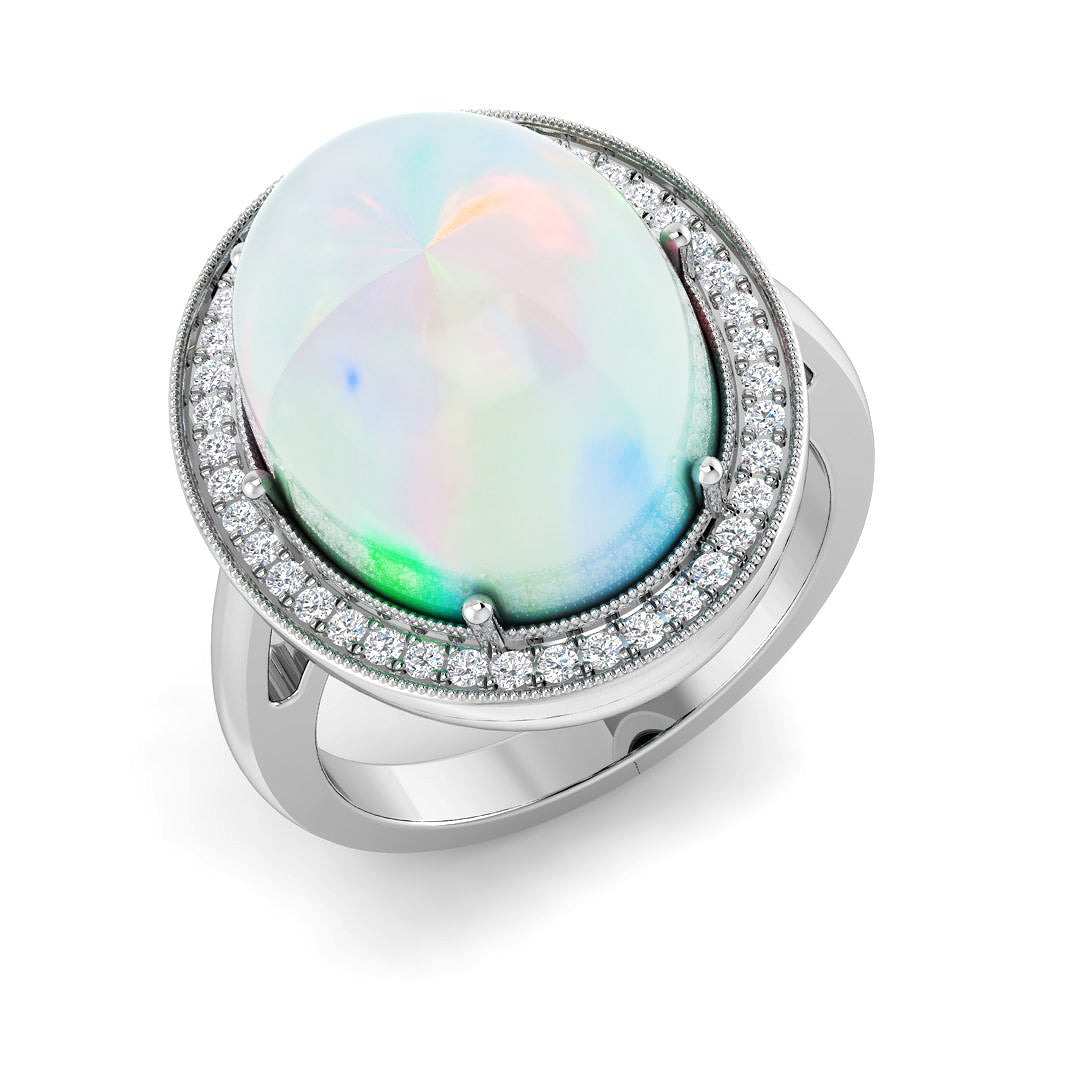 SR4152 — Ring - 9k White Gold