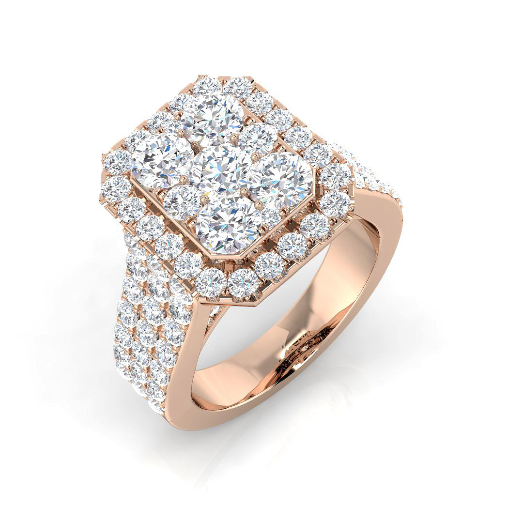 SR415 — Ring - 9k Rose Gold