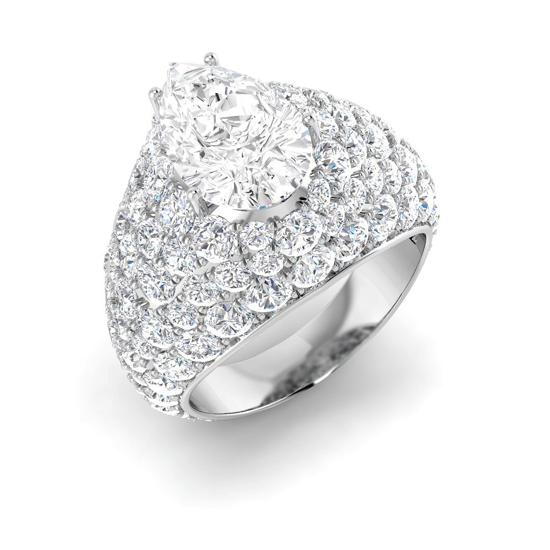 SR4164 — Ring - 9k White Gold