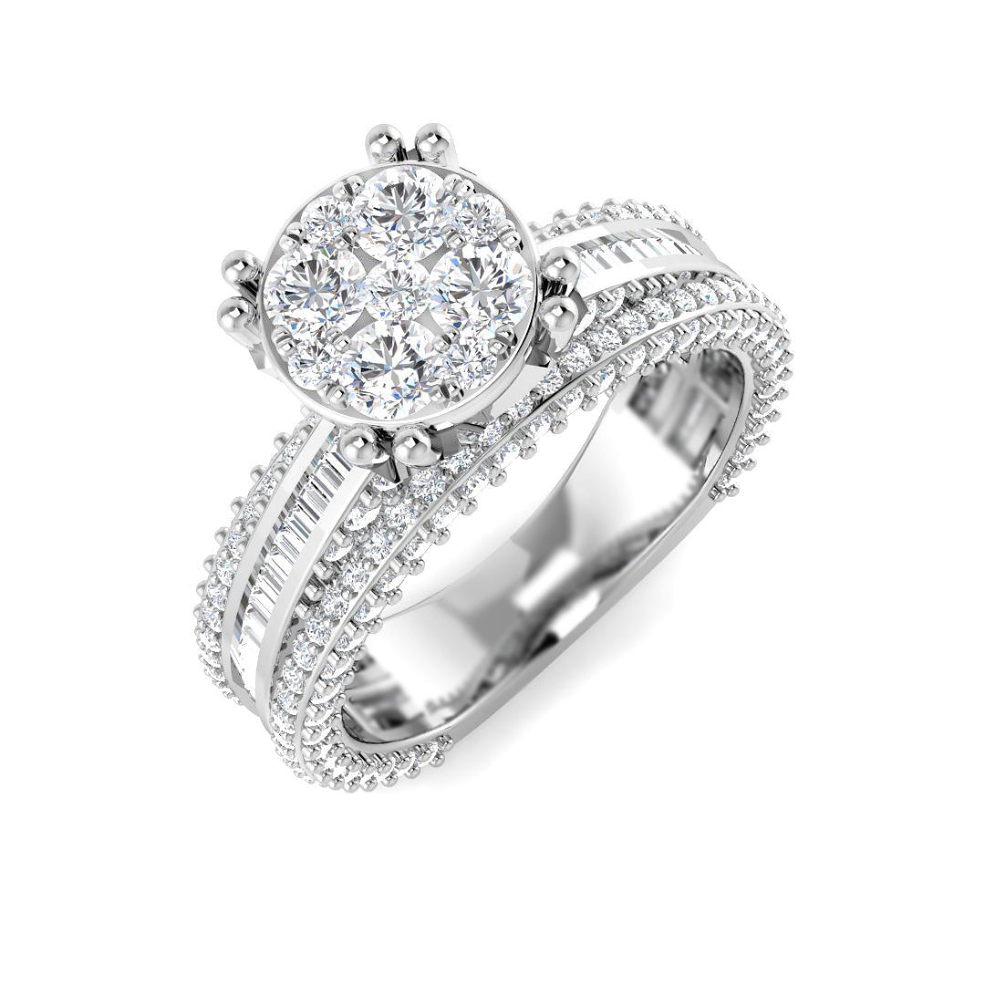 SR4217 — Ring - 9k White Gold