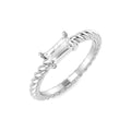 SR4222 — Ring - 9k White Gold
