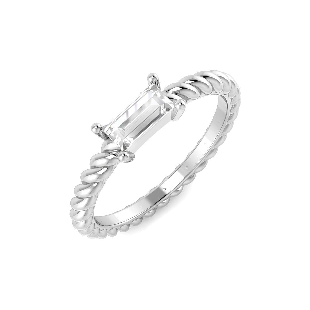 SR4222 — Ring - 9k White Gold