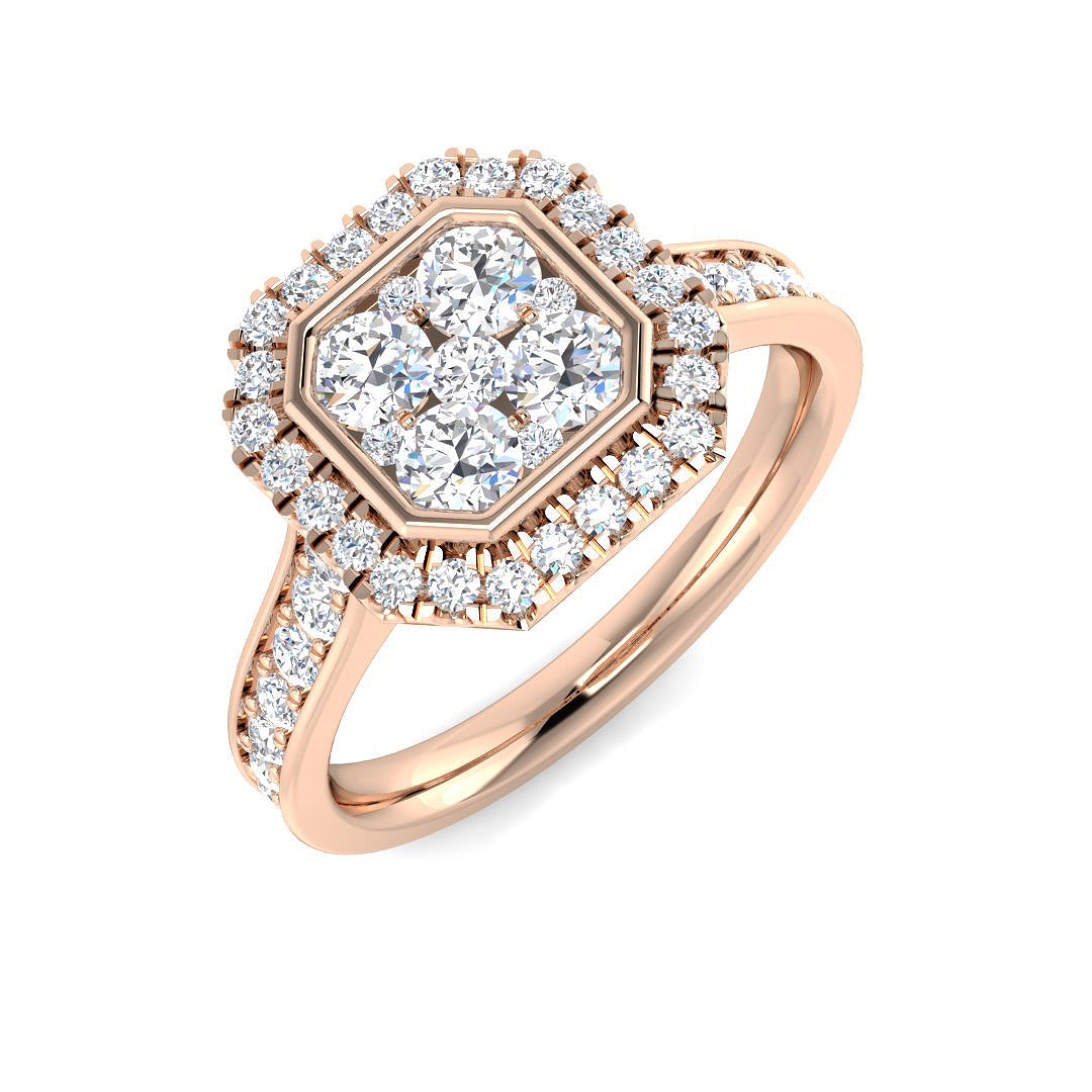 SR4238 — Ring - 9k Rose Gold