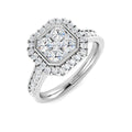 SR4238 — Ring - 9k White Gold
