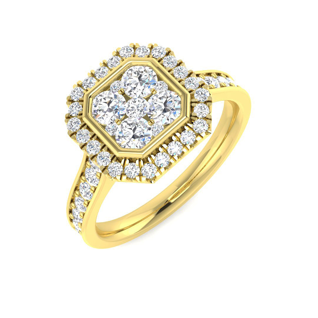 SR4238 — Ring - 9k Yellow Gold
