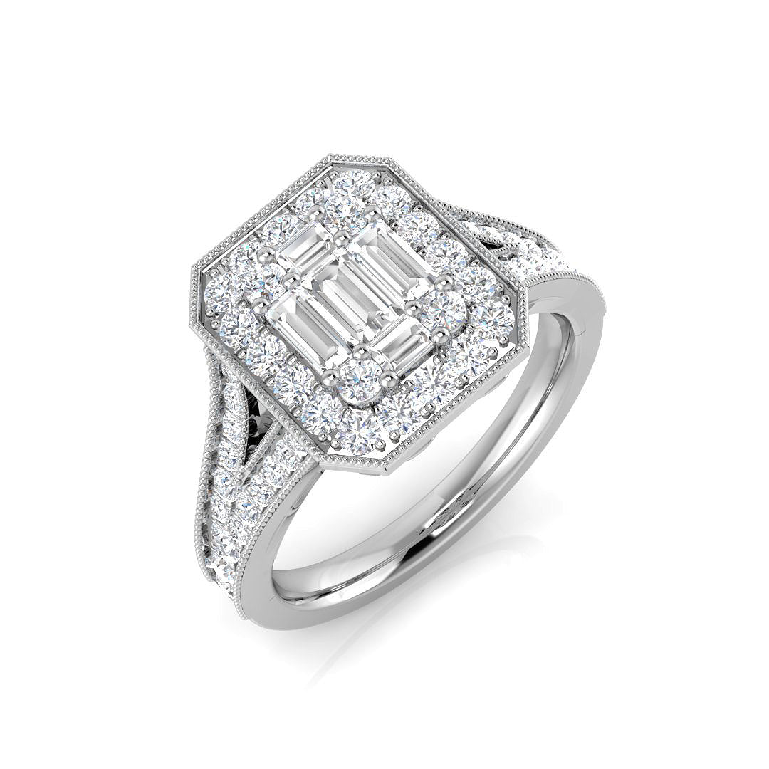 SR423 — Ring - 9k White Gold