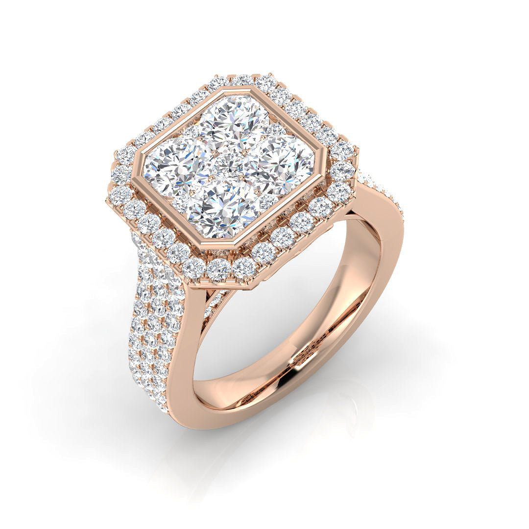 SR424 — Ring - 9k Rose Gold