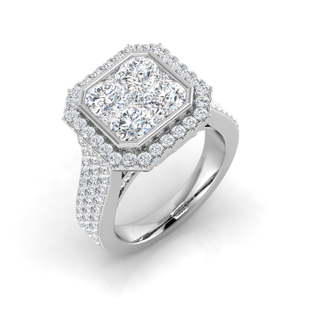 SR424 — Ring - 9k White Gold