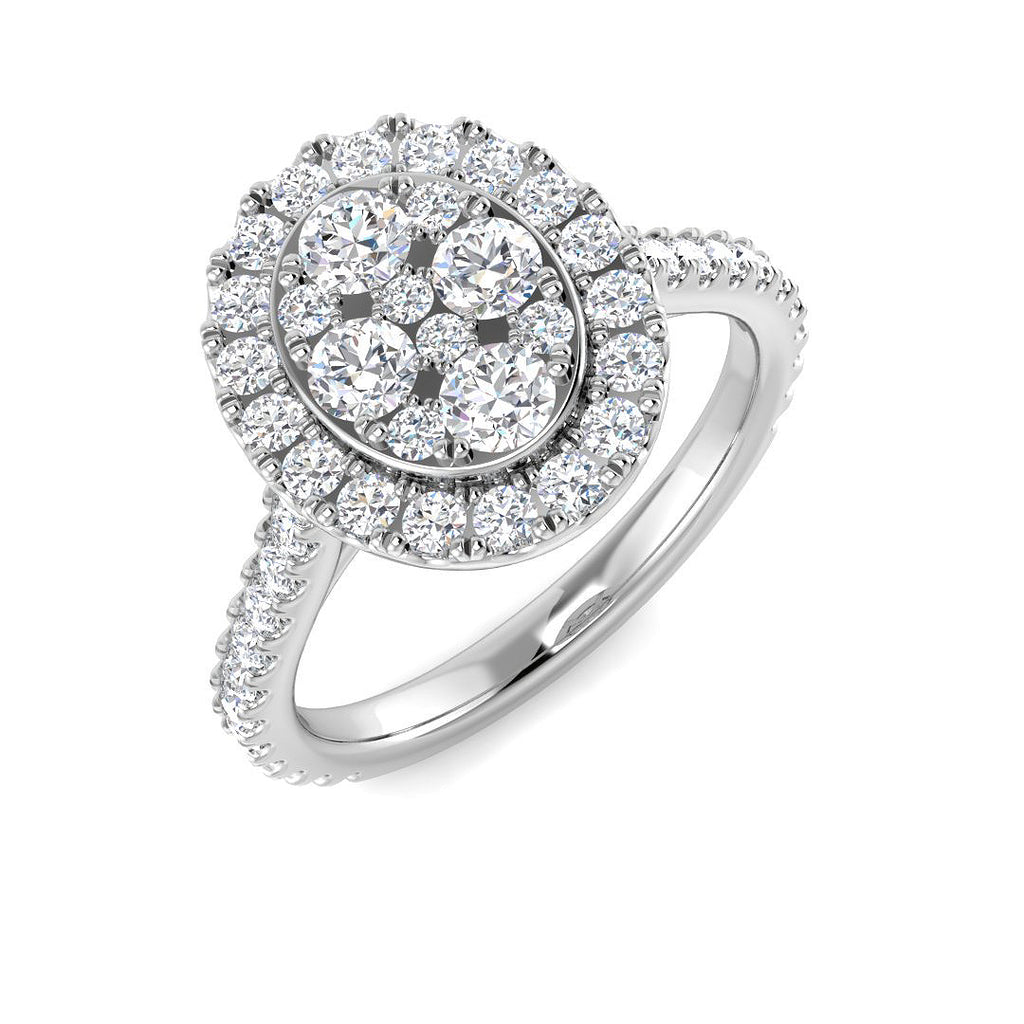 SR4250 — Ring - 9k White Gold