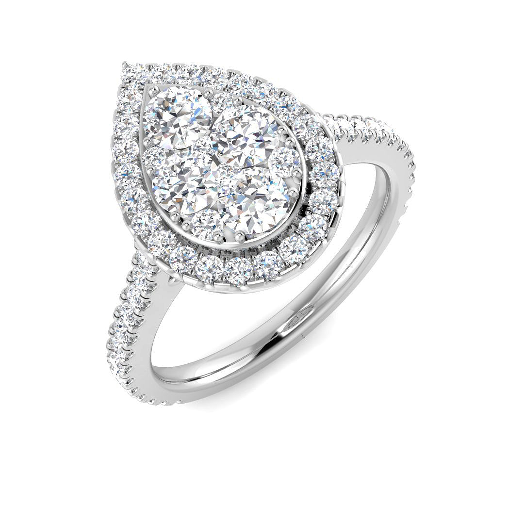 SR4251 — Ring - 9k White Gold