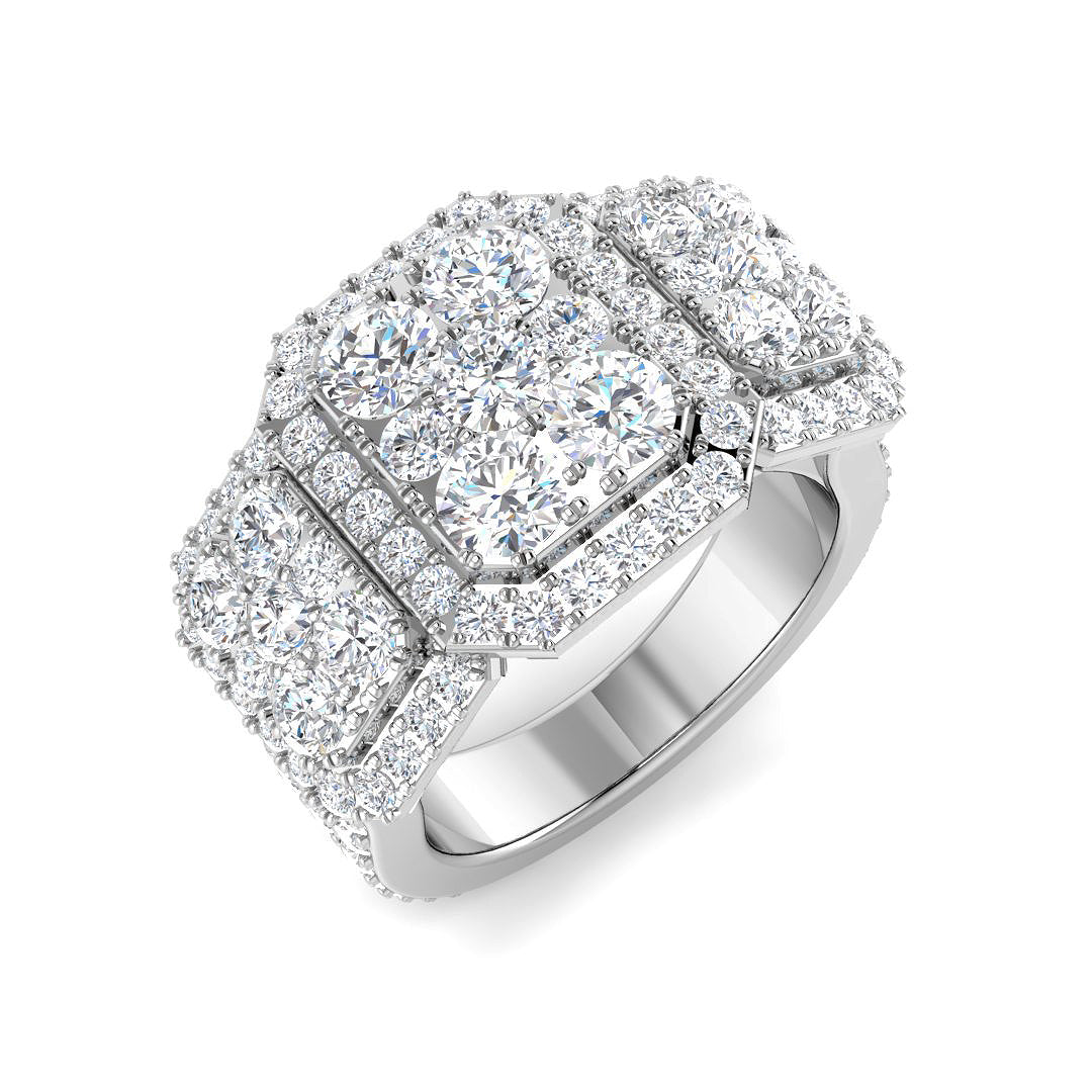 SR4252 — Ring - 9k White Gold
