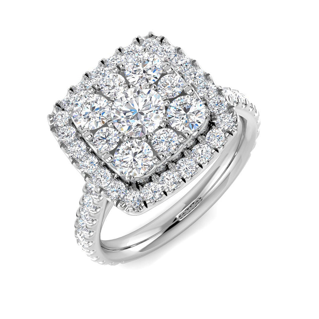 SR4254 — Ring - 9k White Gold