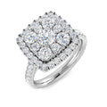 SR4254 — Ring - 9k White Gold