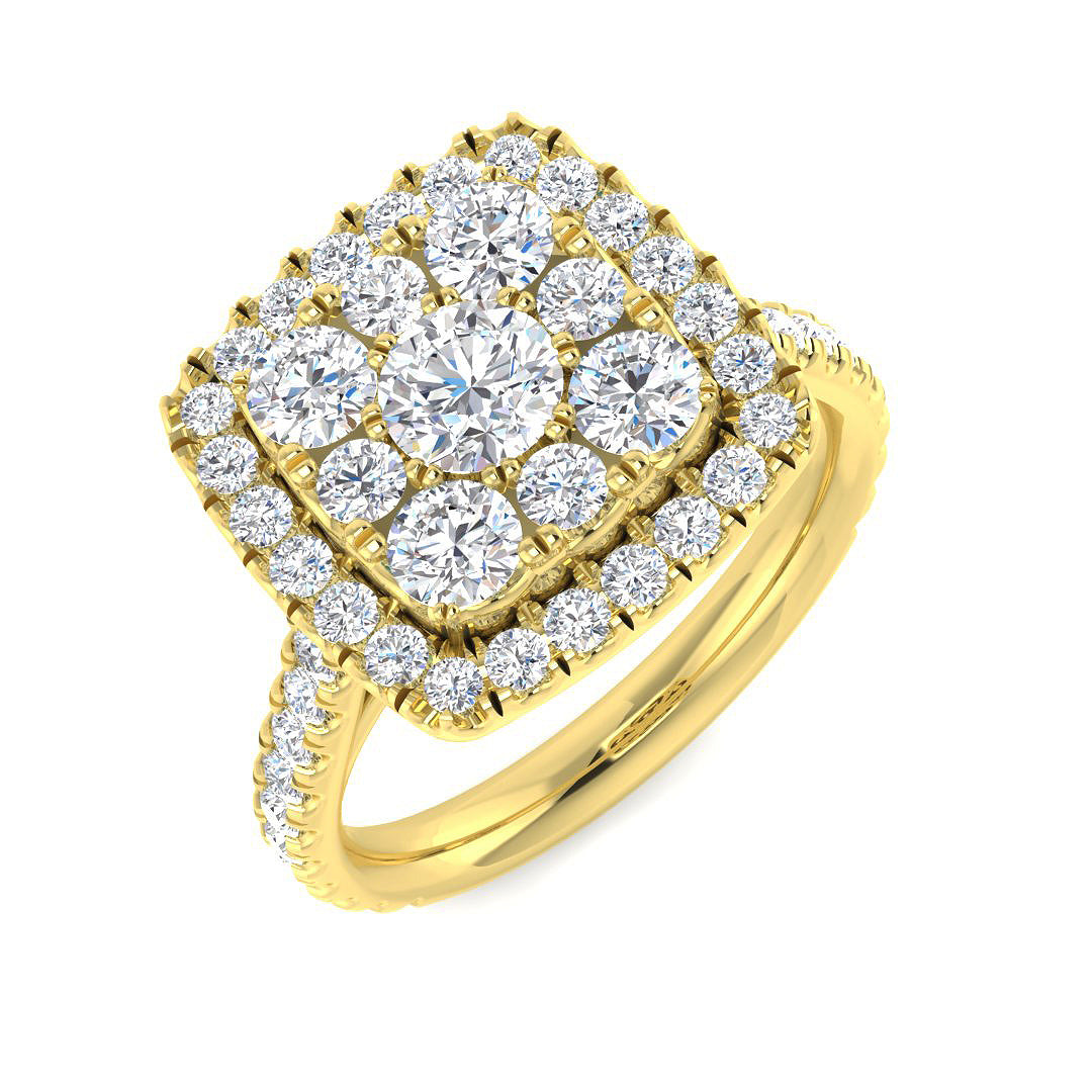 SR4254 — Ring - 9k Yellow Gold