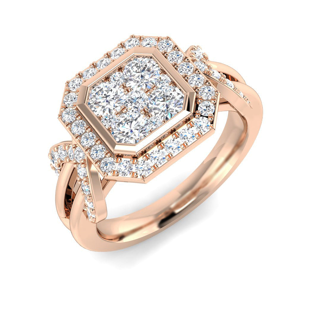SR4287 — Ring - 9k Rose Gold