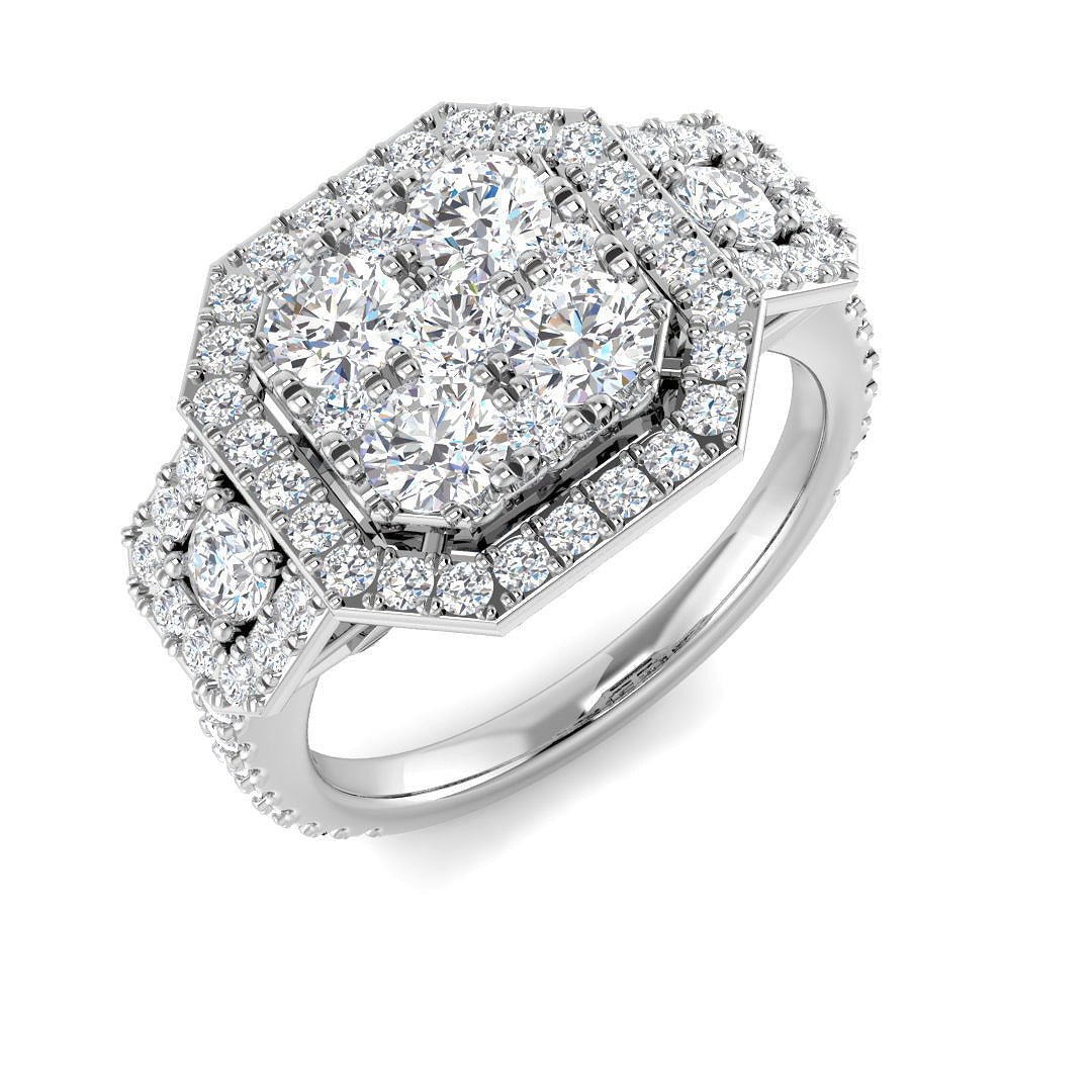 SR4288 — Ring - 9k White Gold
