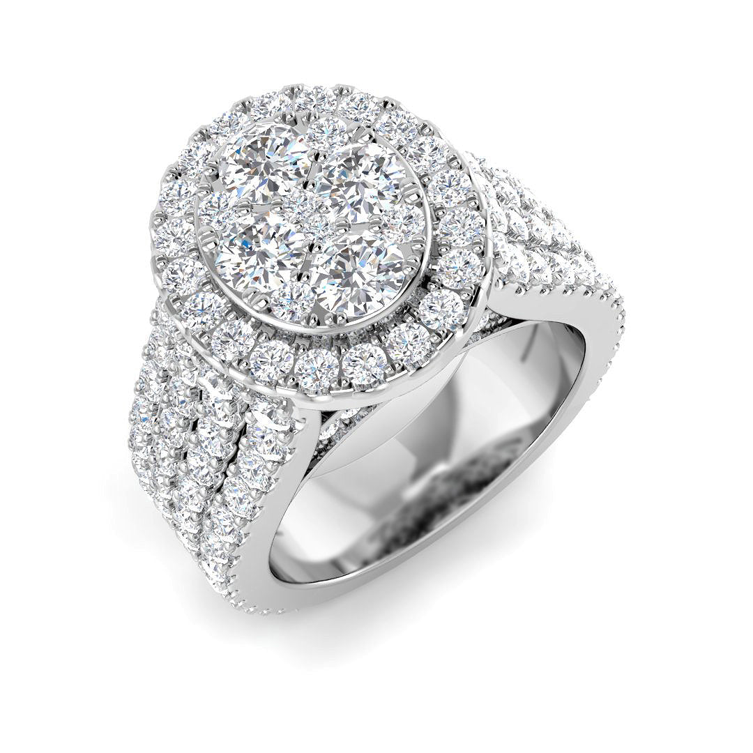 SR4290 — Ring - 9k White Gold