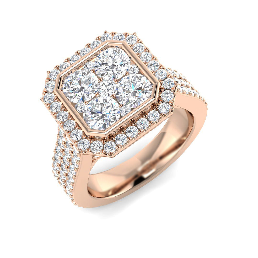 SR4291 — Ring - 9k Rose Gold