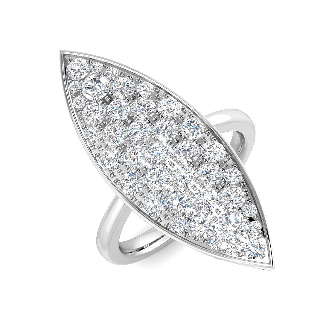 SR4297 — Ring - 9k White Gold