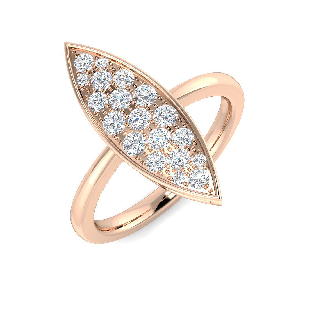 SR4302 — Ring - 9k Rose Gold