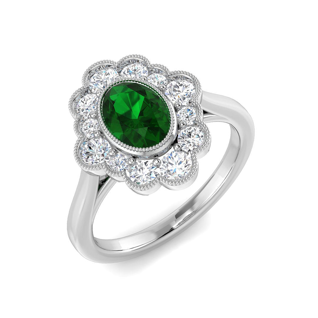 SR4319 — Ring - 9k White Gold