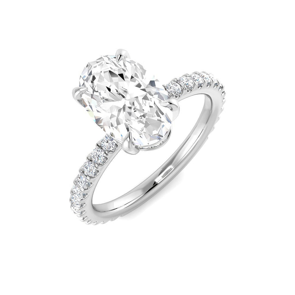 SR4324 — Ring - 9k White Gold