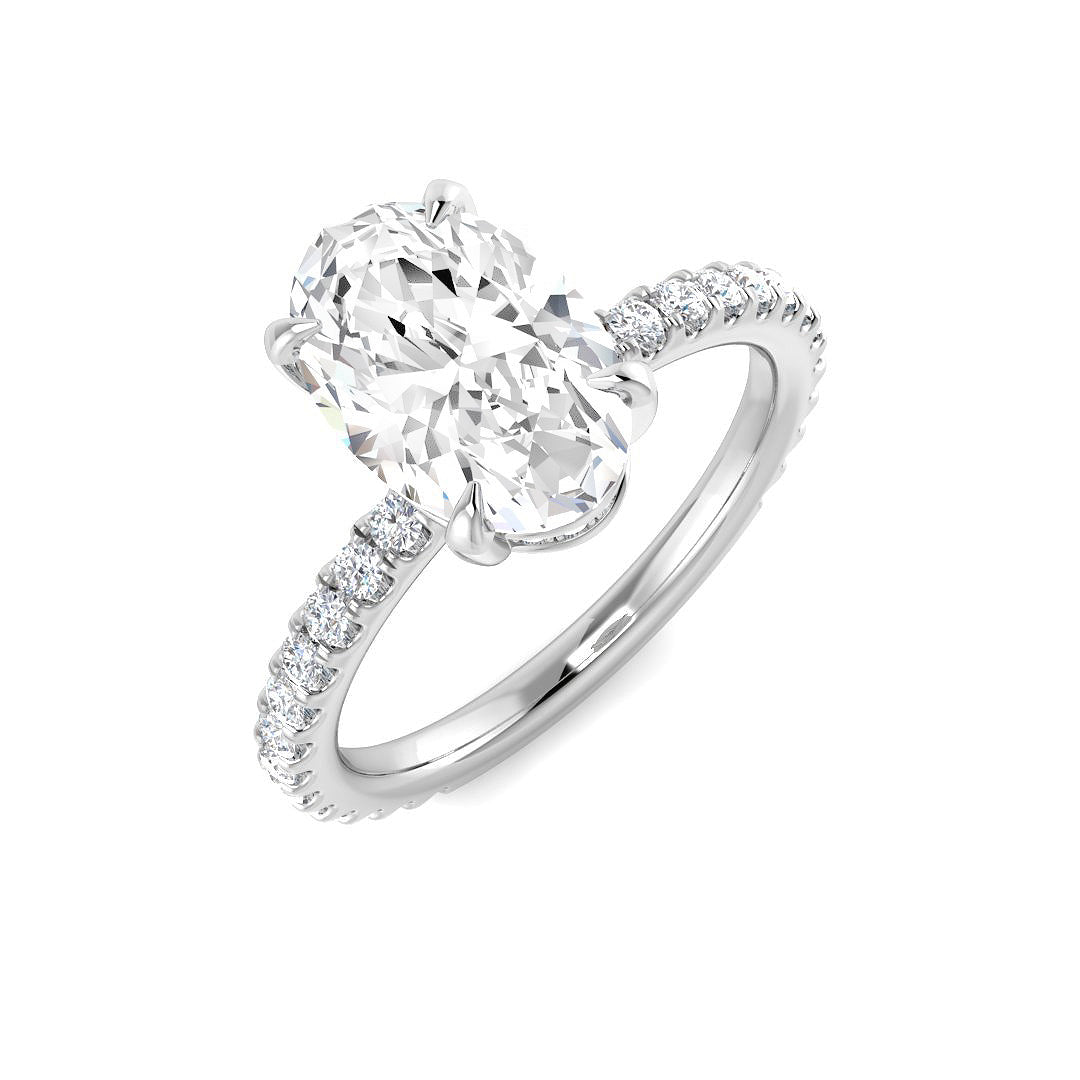 SR4324 — Ring - 9k White Gold
